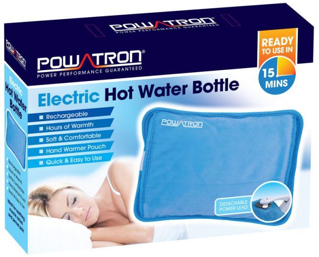 „powatron“ elektrinis įkraunamas geriausias karšto vandens butelis
