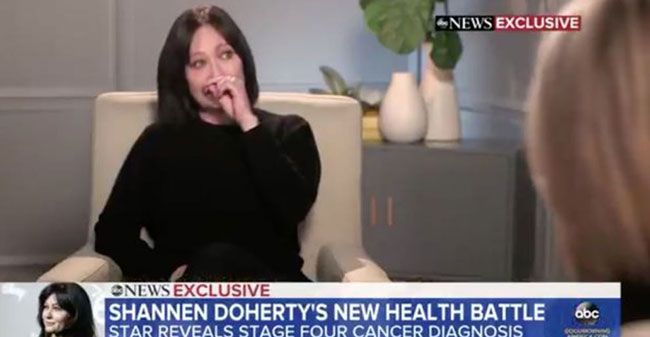 Shannen Doherty avslører at kreften har kommet tilbake - tre år etter at hun gikk i remisjon
