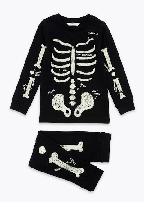 Marks Spencer Halloween Kostüm Kinder Skelett