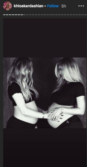 Khloe Kardashian jakaa ennennäkemättömän raskauskuvan