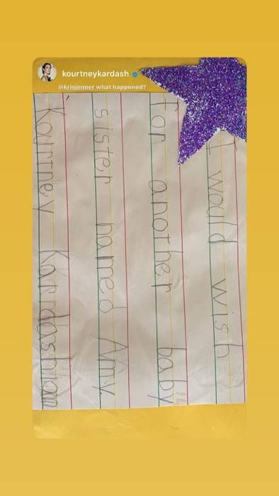 Kourtney Kardashian chia sẻ điều ước có con trong bức thư viết tay chưa từng thấy