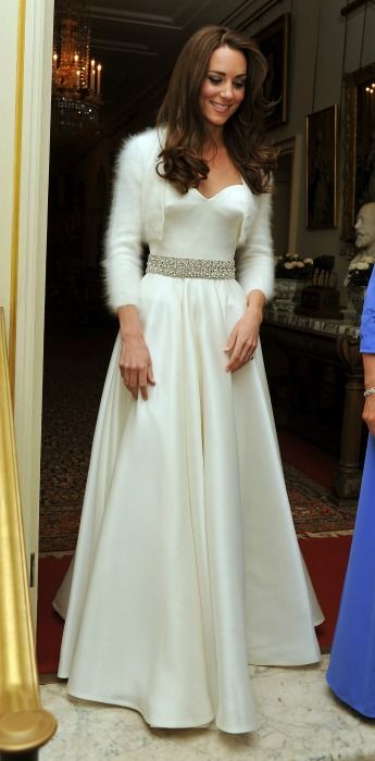 Kate Middleton deuxième robe de mariée z