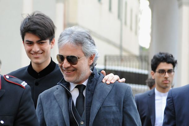 Andrea Bocelli in sinovi