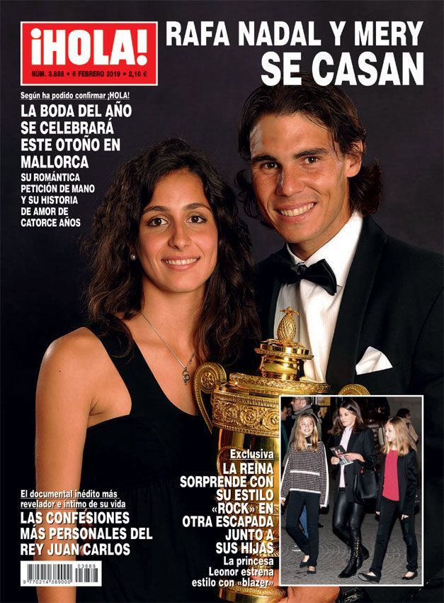 WE ARE World Exclusive : Rafa Nadal이 14 년 동안 여자 친구와 약혼 Mery Perelló