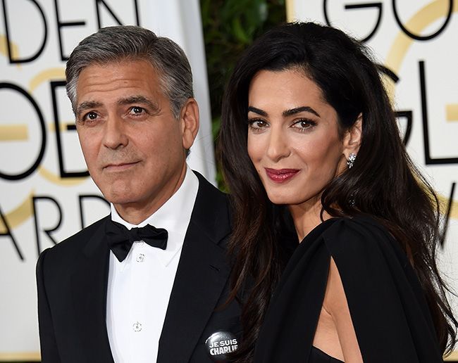 George Clooney und Amal-