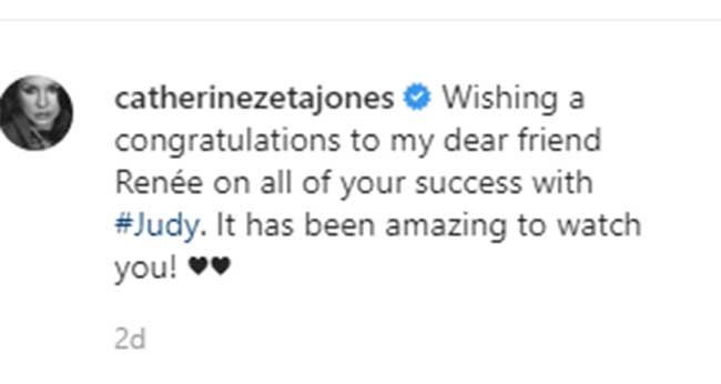 Catherine Zeta-Jones begeistert die Fans, nachdem sie Chicago-Co-Star Renee Zellweger die süßeste Hommage erwiesen hat