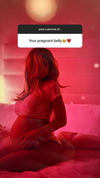 Kylie Jenner begeistert Fans mit Schwangerschaftsfoto von Babybauch