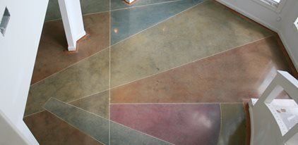 Polierter Betonboden Künstlerische Oberflächen aus poliertem Beton Inc Indianapolis, IN