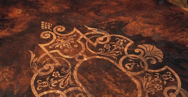 Kiểu dáng mẫu sàn bê tông cổ, thanh lịch Chula Vista, CA