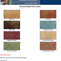 Farbkarten für Beton - Welche Farben hat Beton?