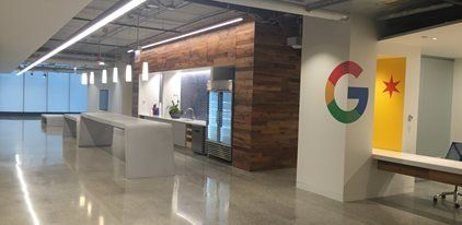 Betongbenker, Google Office Site Kerr Concrete Evanston, IL