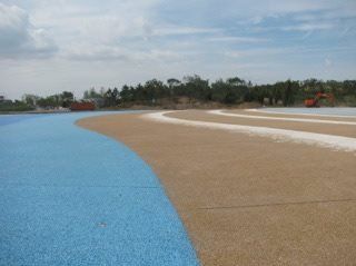 Läpäisevä betoni, Kiina, Beach Site Bomanite Group International