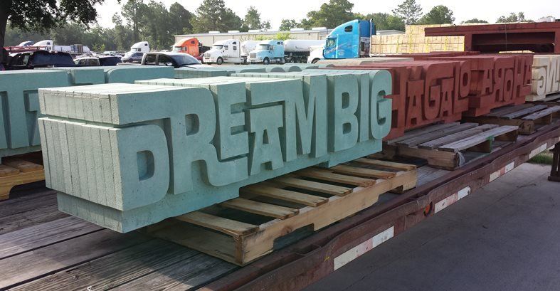 Dream Big Bench, Word Bench Site C.S.W. Creations Simonton, TX