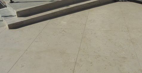 Paekivist betoonist terrassid Põranda tugevuse signaalimägi, CA