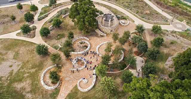 „Mission Concepcion“ parkas, „Overek View Site Sundek“ iš San Antonijaus San Antonijas, Teksasas