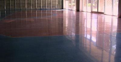 Blue, Brown Concrete Floors Cuviello Concrete Arnold, MD