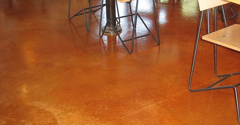 Chipotle, podea din beton, sit colorat SolCrete Denton, TX
