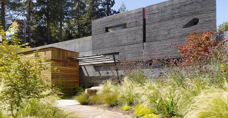 Namas, sienos, Čengas, lentos suformuoti betoniniai namai „Cheng Design“ Berklis, Kalifornija
