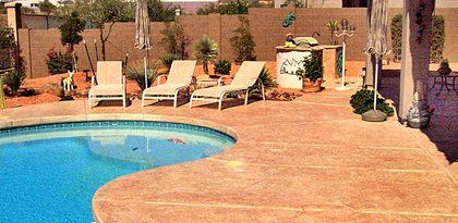 Pool Deck, Smith Paints Overlay Site Artistic Polymers Inc.