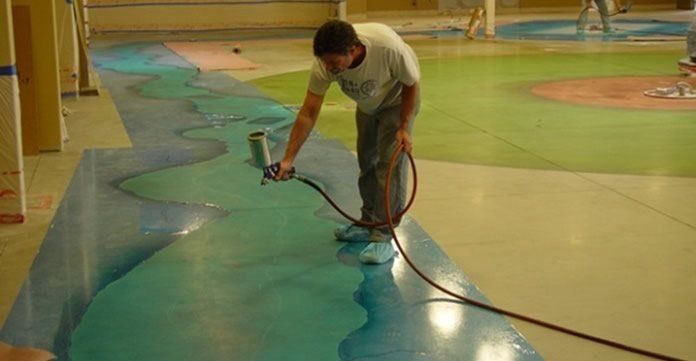 Poleeritud ja värvitud põrand vastab LEED-i ehitusstandarditele