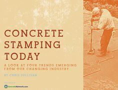 Danes je vtiskovanje betona ConcreteNetwork.com