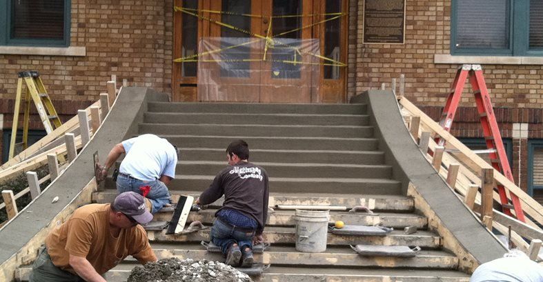 Stopnice, površina za obnovo površine Mattingly Concrete Indianapolis, IN
