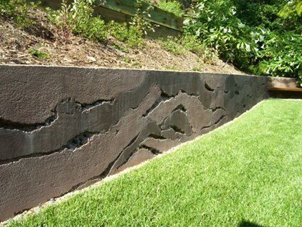 Slāņi, betona sienas vietne Ron Odell