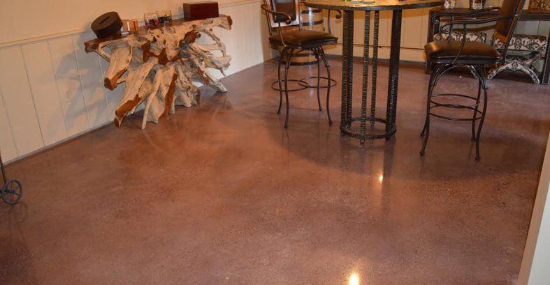 Betonska tla v nadstropju Liquid Stone Concrete Designs LLC Warminster, PA