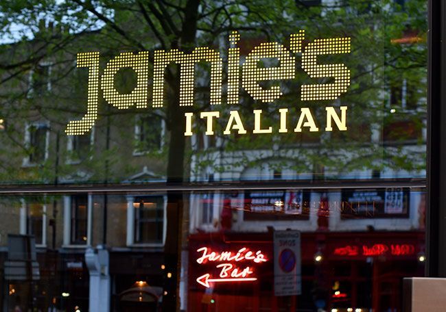 Jamies-italienske restauranter
