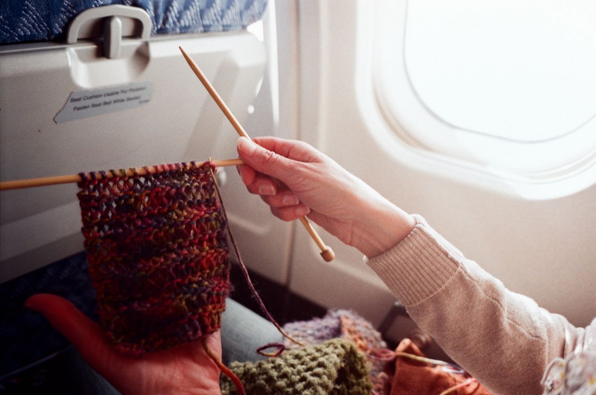 pletenje na letalu