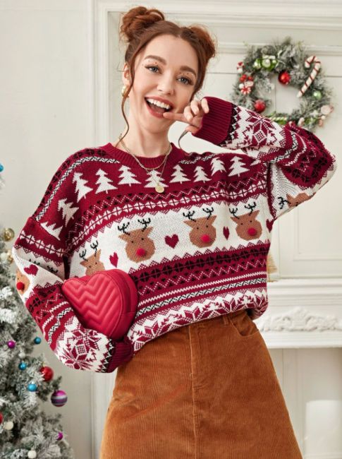 suéter de navidad shein