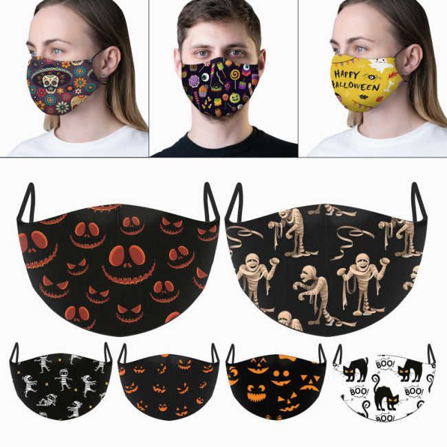 eBay のハロウィーン フェイス マスク カバー