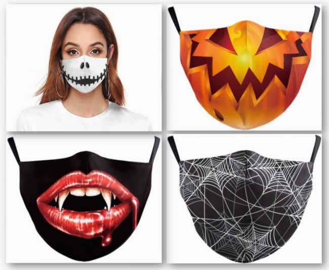 amazon halloween ansiktsmaske som dekker