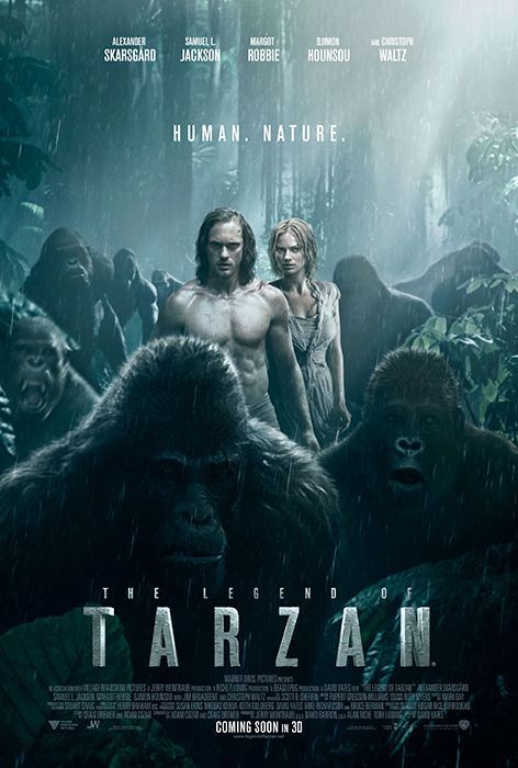 Alexander Skarsgard mempamerkan fizikal yang luar biasa dalam poster filem Tarzan baru