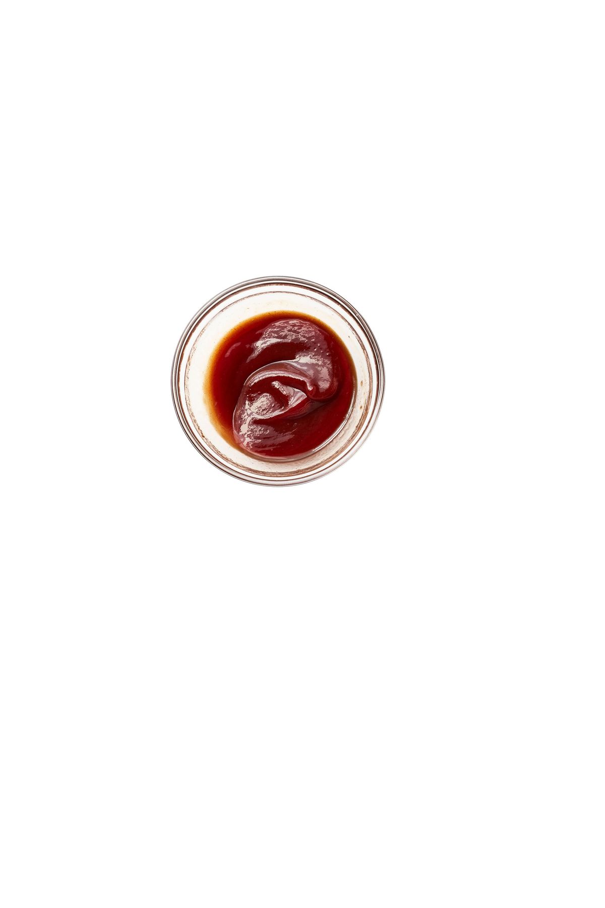 esmalt de salsa de tomàquet per a pa de carn en un bol petit