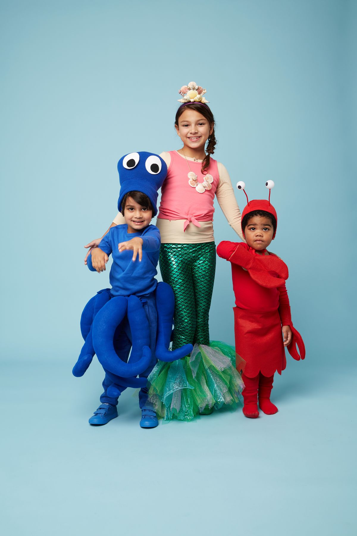 podmorska skupina noč čarovnic otroški kostumi jastog sirena hobotnica
