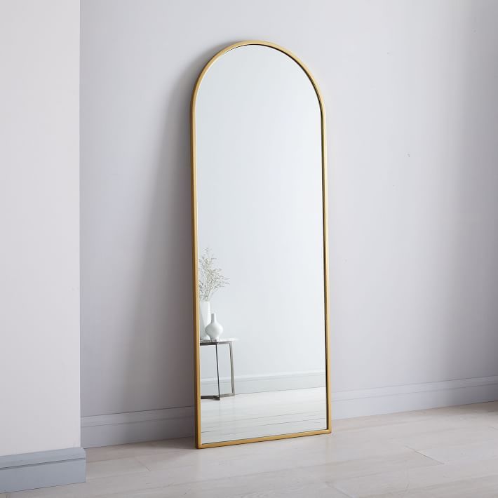 mirall d'arc amb marc daurat