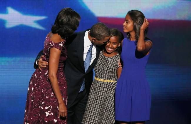 Barack-Michelle-Obama-Kinder