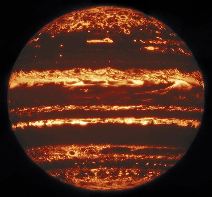 Astronoomid tegid Jupiterist just kõige selgema pildi, mida oleme näinud