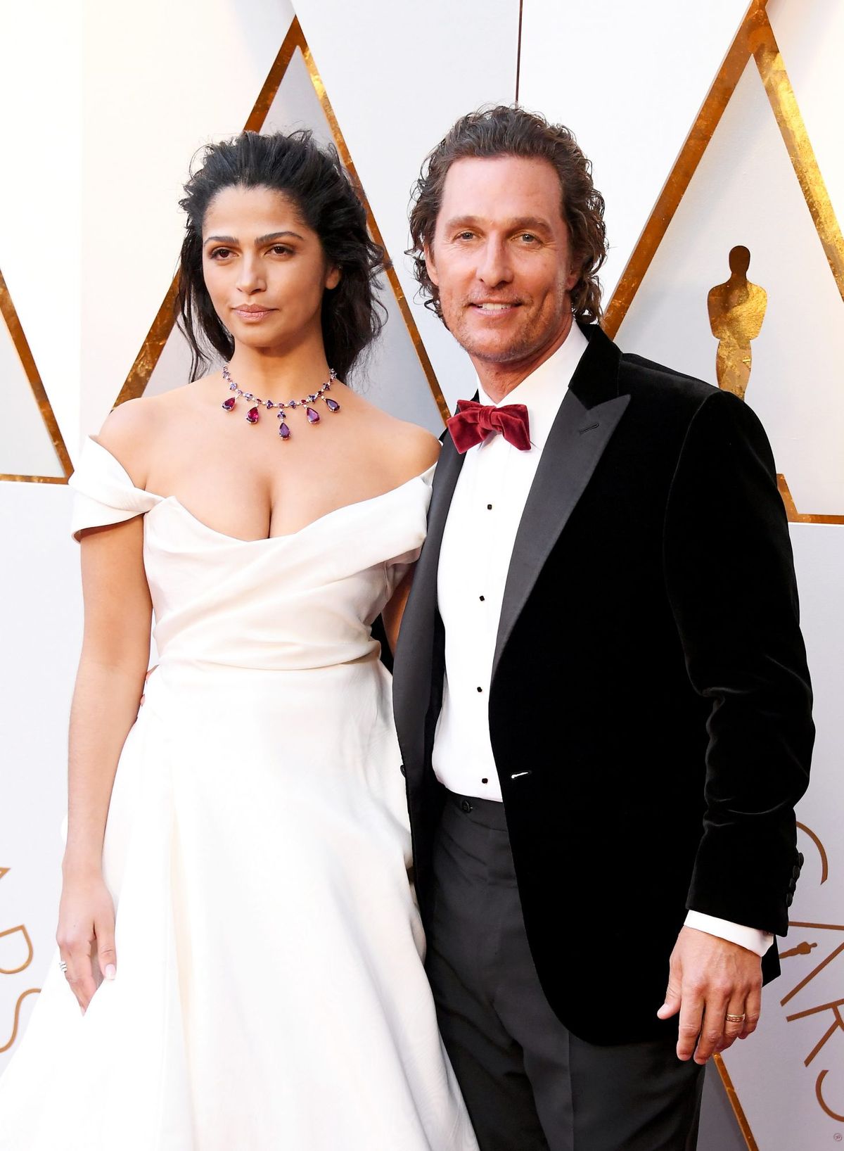 Matthew McConaughey in Camila Alves 2018 Oskarja