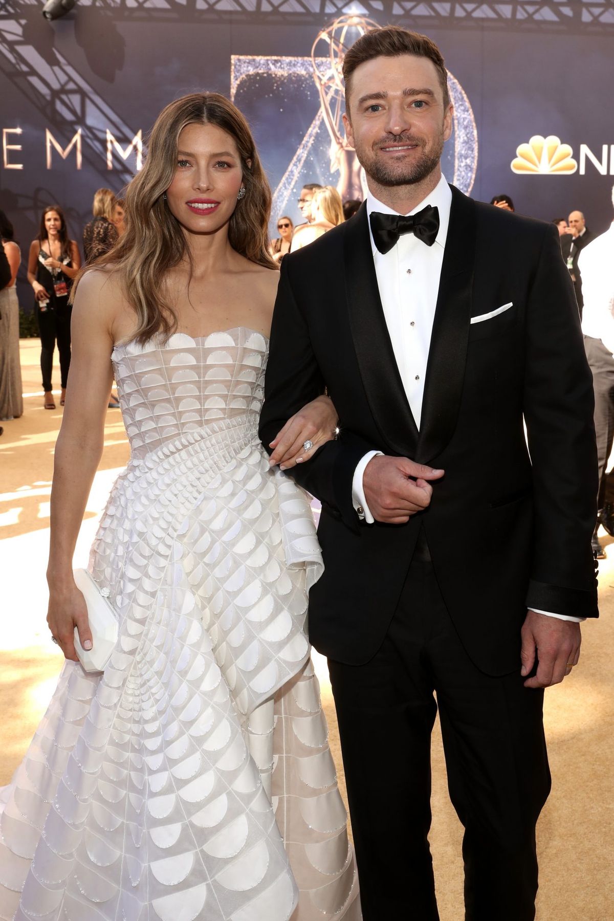 Jessica Biel ve Justin Timberlake 2018 Emmy Ödülleri'nde