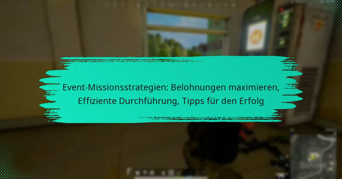 Event-Missionsstrategien: Belohnungen maximieren, Effiziente Durchführung, Tipps für den Erfolg
