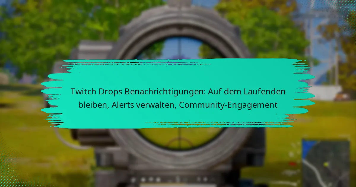 Twitch Drops Benachrichtigungen: Auf dem Laufenden bleiben, Alerts verwalten, Community-Engagement