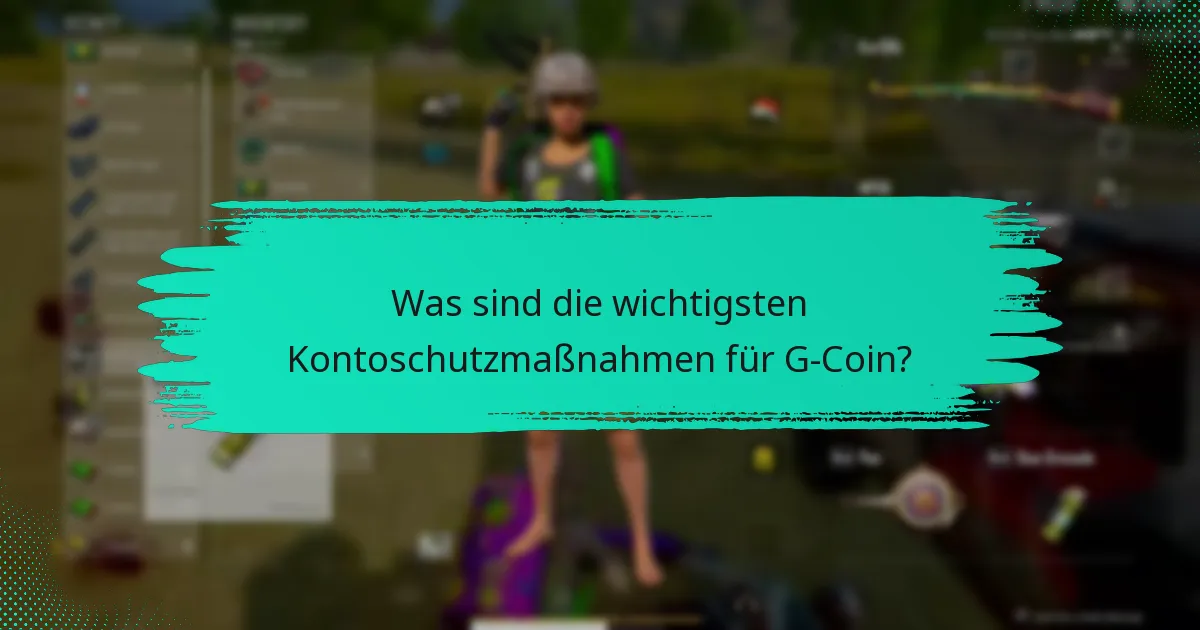 Welche Wiederherstellungsoptionen stehen für G-Coin-Konten zur Verfügung?